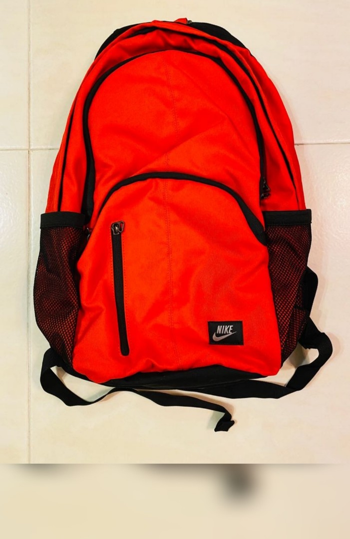red and black nike backpack