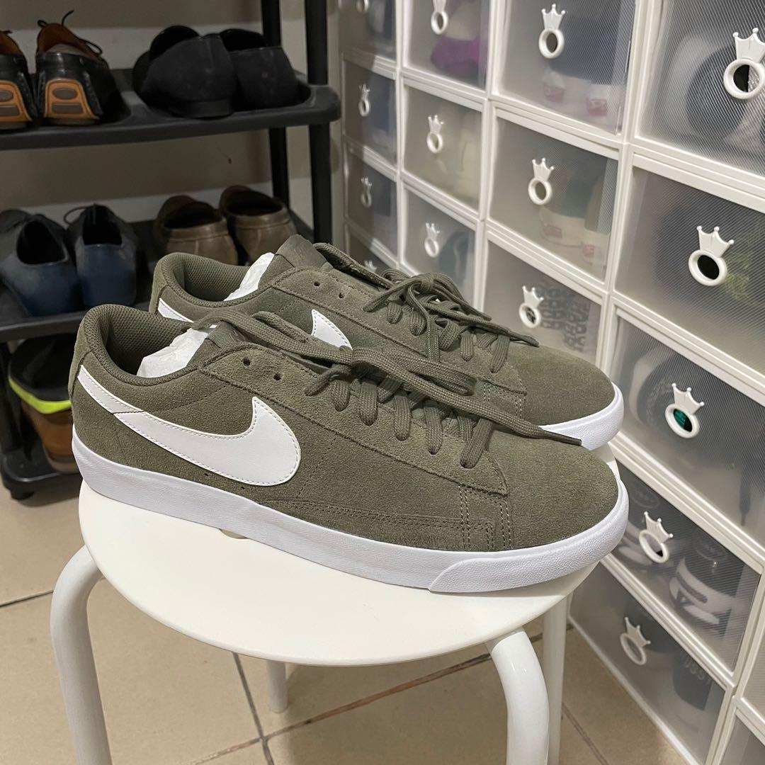 Nike blazer clearance low medium olive