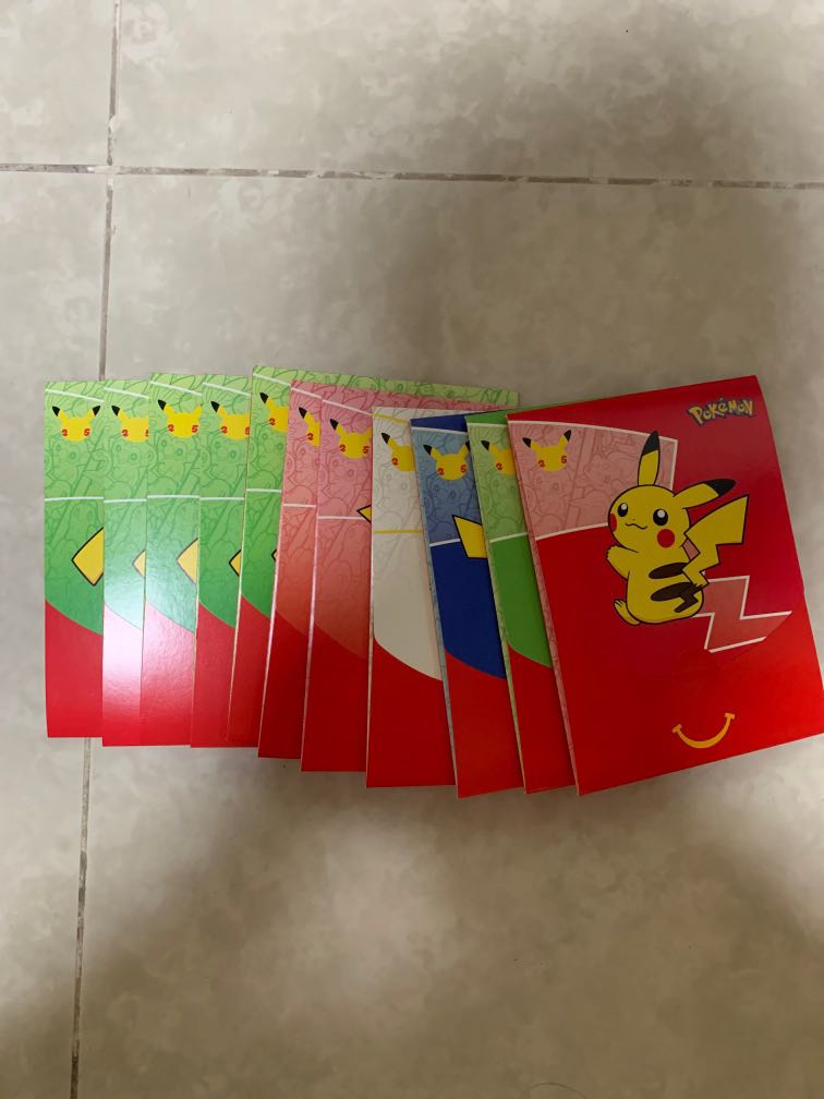 Pokemon 25th anniversary mcdonalds packs, Hobbies & Toys, Toys & Games