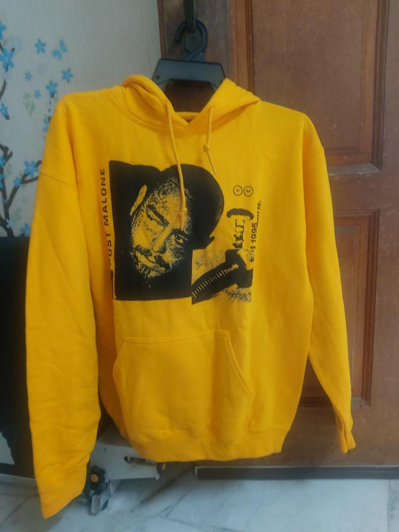 Post malone yellow hoodie sales