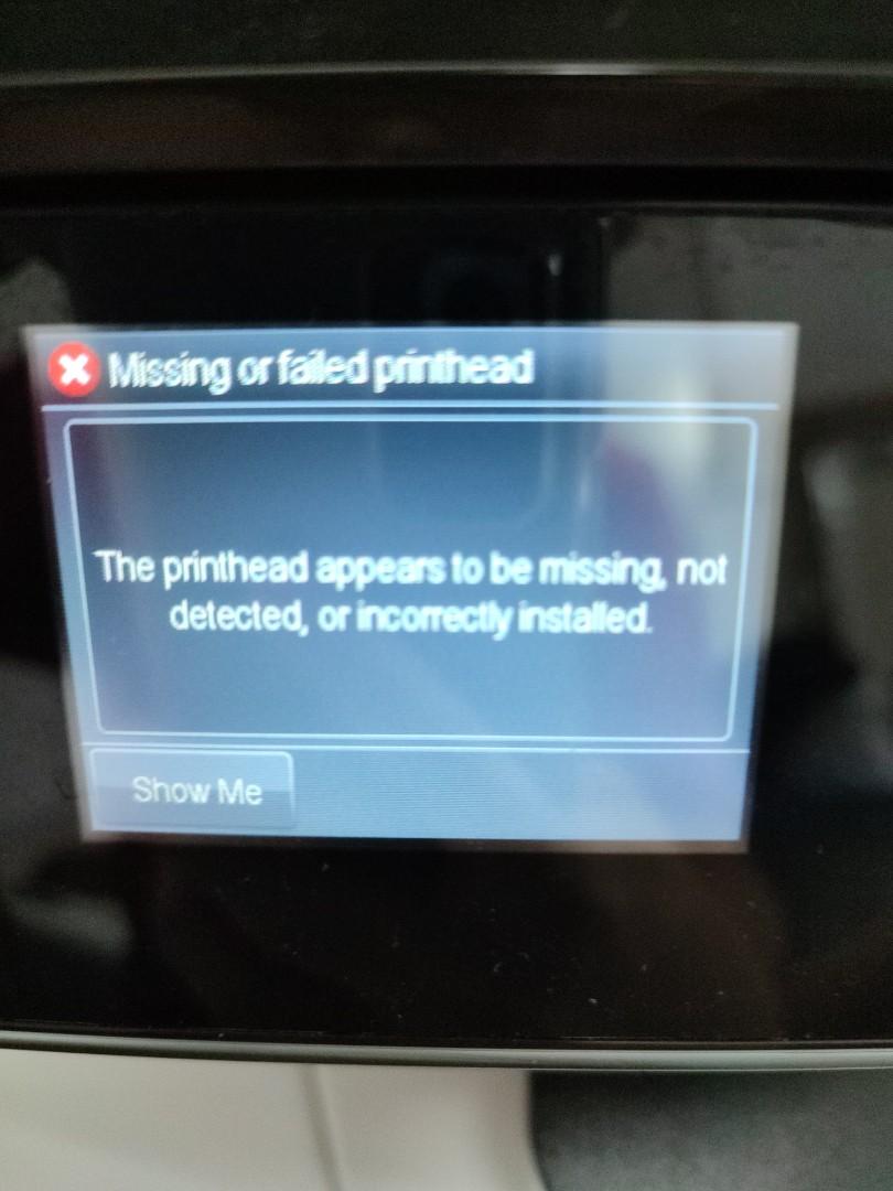 Printer (Missing Printhead), Computers & Tech, Printers, Scanners