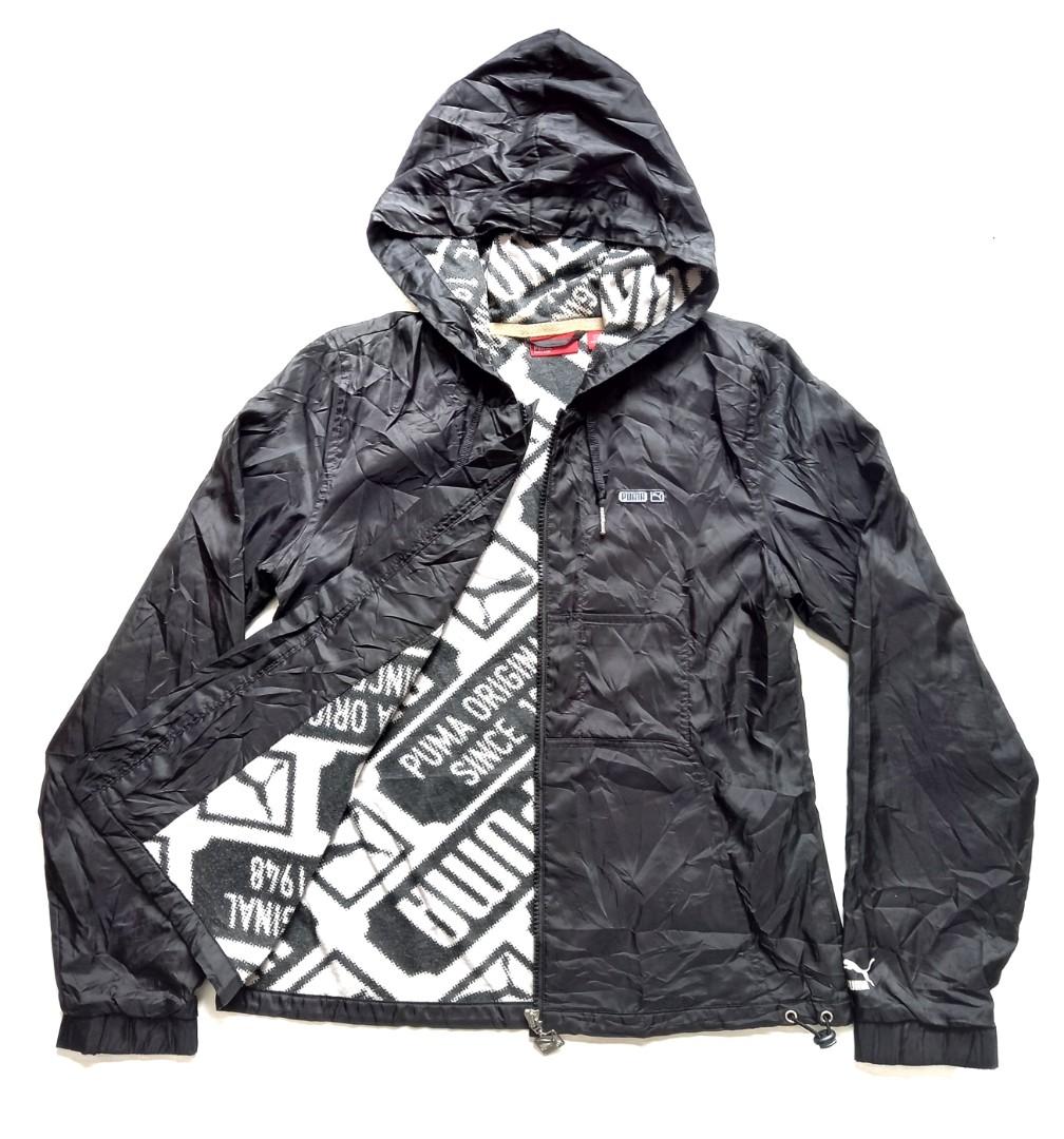 white puma windbreaker
