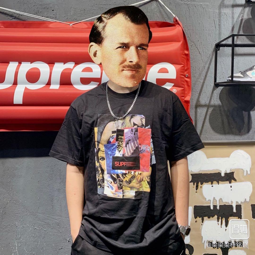 IN STOCK Supreme Stack Tee Men s Fashion Tops Sets Tshirts