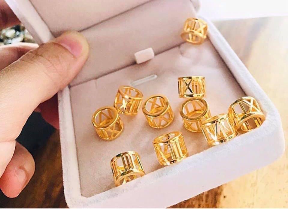 Real on sale gold charms