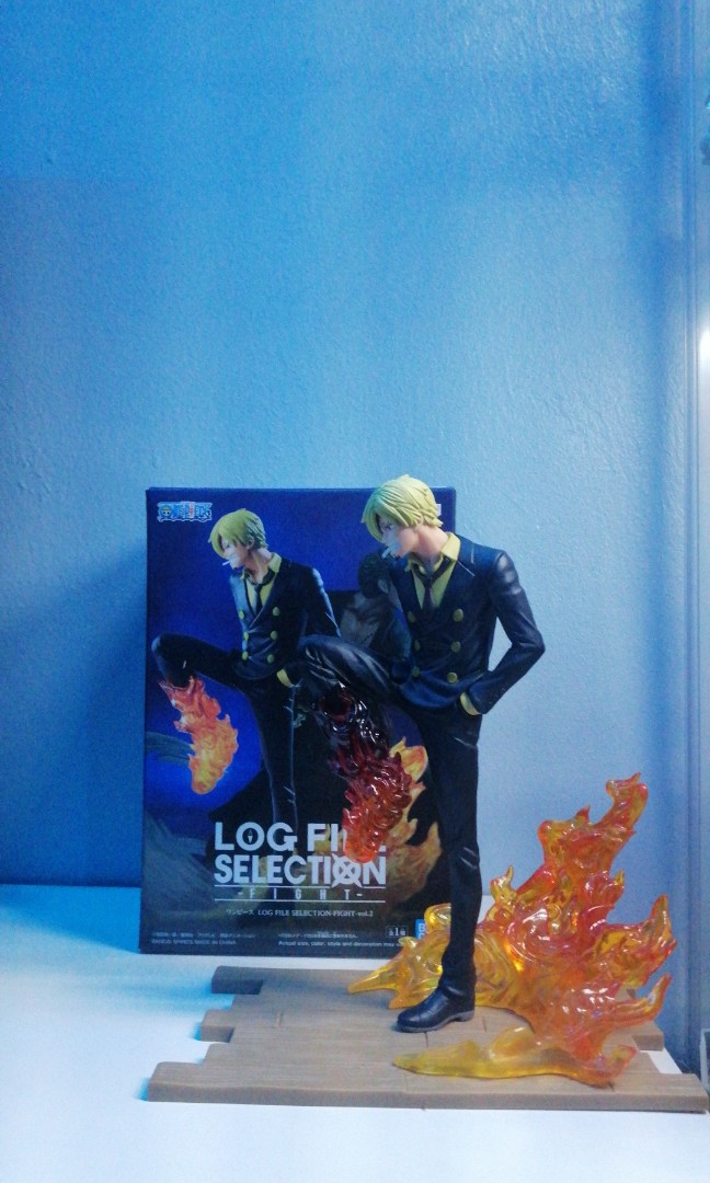Sanji Log File Collection Banpresto White Sticker Toys Games Action Figures Collectibles On Carousell