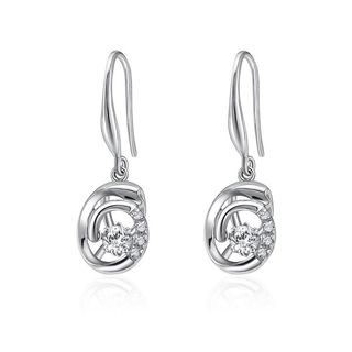Dancing top diamond earrings