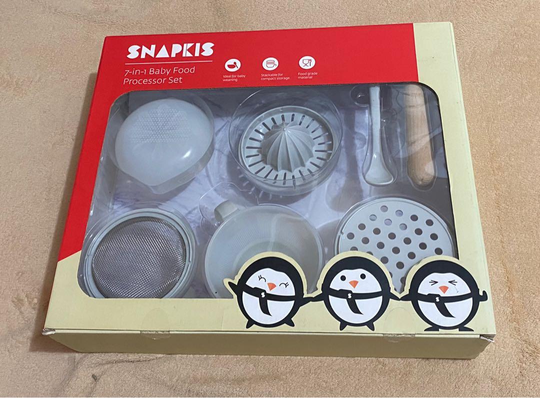 SNAPKIS 7 in 1 Baby Food Processor Set, Babies & Kids, Nursing & Feeding, Weaning & Toddler