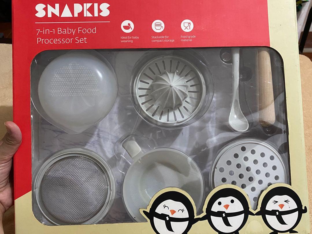 SNAPKIS 7 in 1 Baby Food Processor Set, Babies & Kids, Nursing & Feeding, Weaning & Toddler