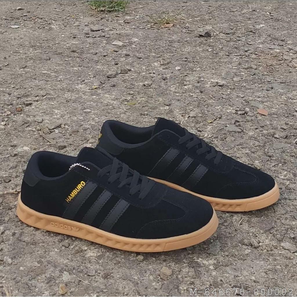 Adidas best sale hamburg hitam