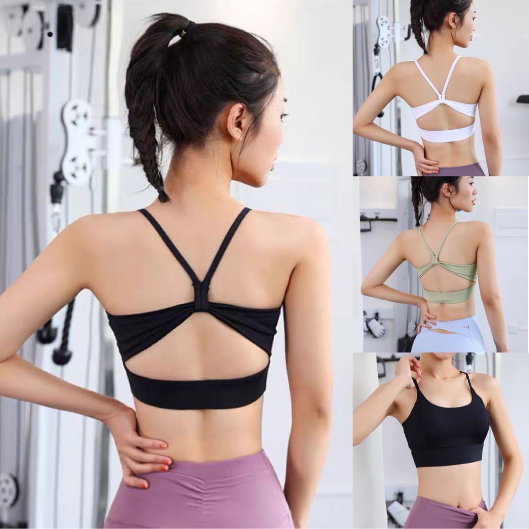 Sports bra / yoga bra top (with non-removable pads) / 運動內衣