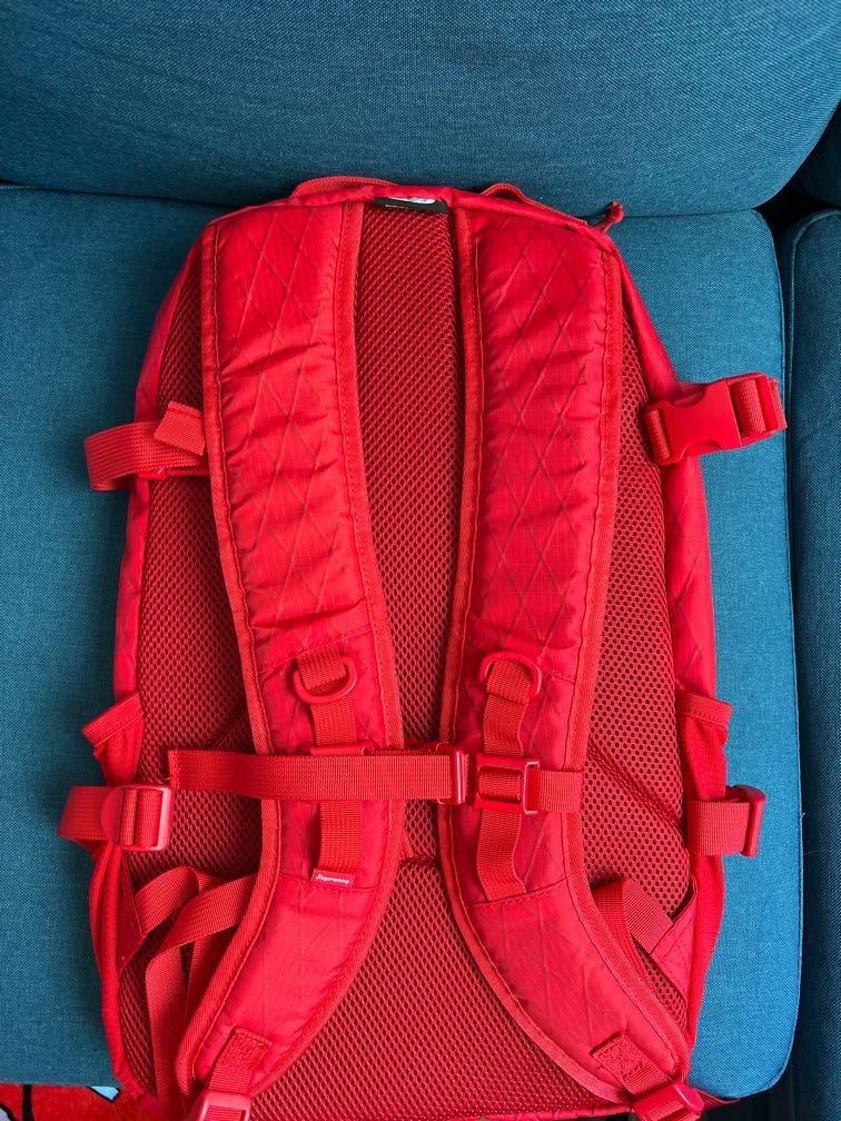 Supreme red hotsell backpack fw18