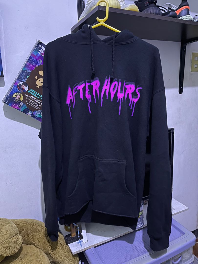 The Weeknd x Vlone After Hours Acid Drip Hoodie Men s Fashion