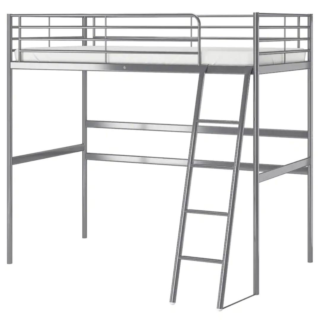Used IKEA loft bed FREE Furniture Home Living Furniture Bed Frames Mattresses on Carousell