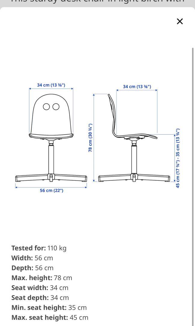 Valfred chair ikea Clearance