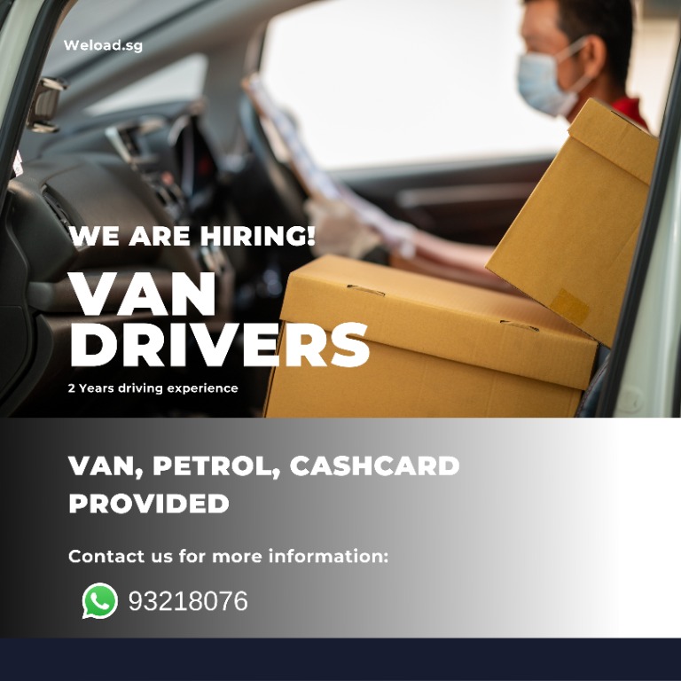 Van Driver, Jobs, Transport & Delivery on Carousell