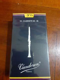 Vandoren clarinet reed 3½