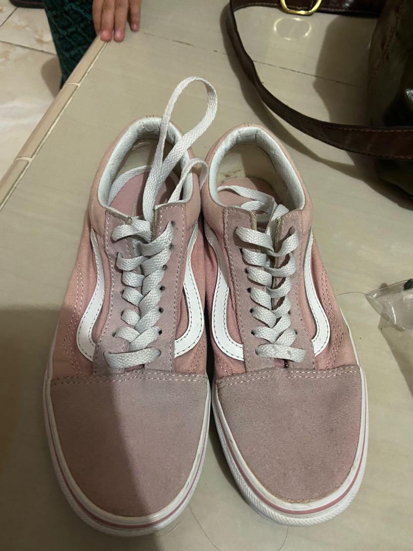 vans old skool low pink