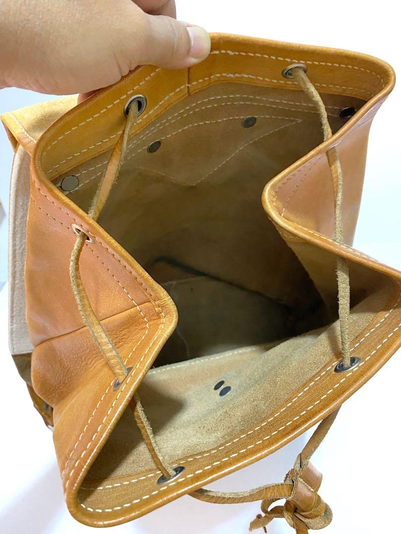 Vintage walker LeatherBackpack, Women's Fashion, Bags & Wallets, Purses