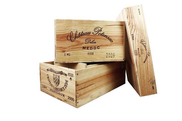 Wine Crates / Wooden Crates / Wine Boxes / Wooden Boxes, Furniture & Home  Living, Gardening, Pots & Planters On Carousell