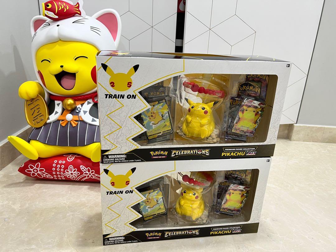 pokemon celebrations 25th anniversary premium figure collection pikachu vmax