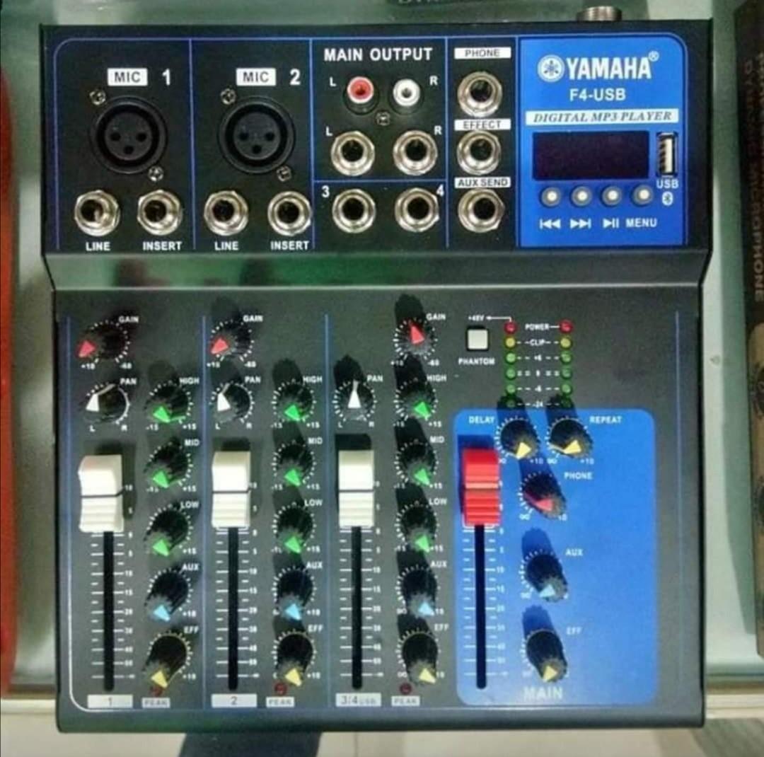 Yamaha 4 channel mixer, Audio, Soundbars, Speakers & Amplifiers on Carousell