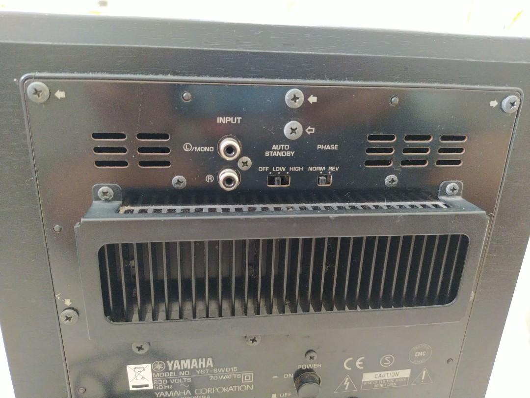 Yamaha subwoofer YSTSW015, TV & Home Appliances, TV & Entertainment