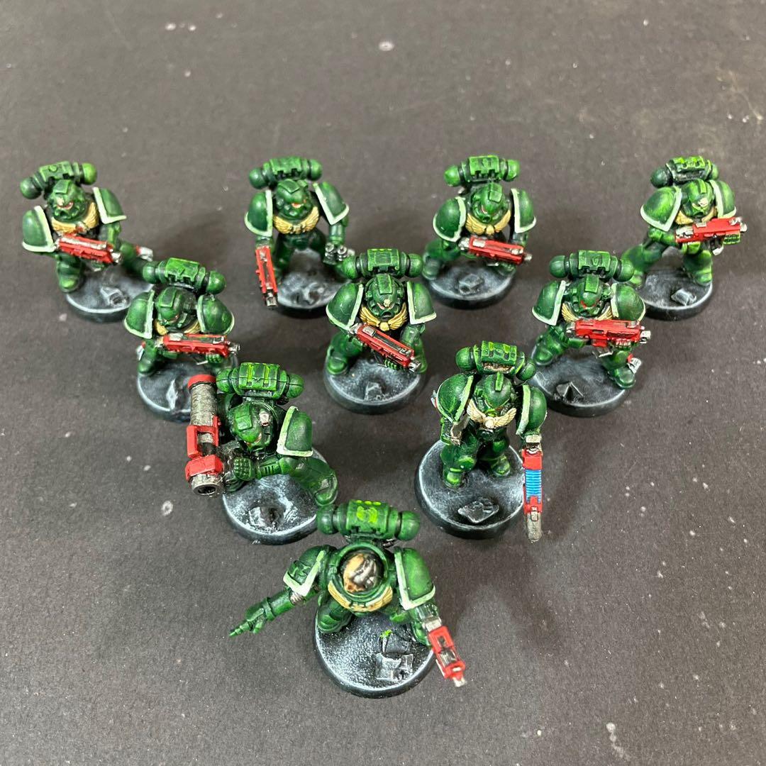 Painting some Bright Green Warhammer 40k Space Orks — Paintedfigs