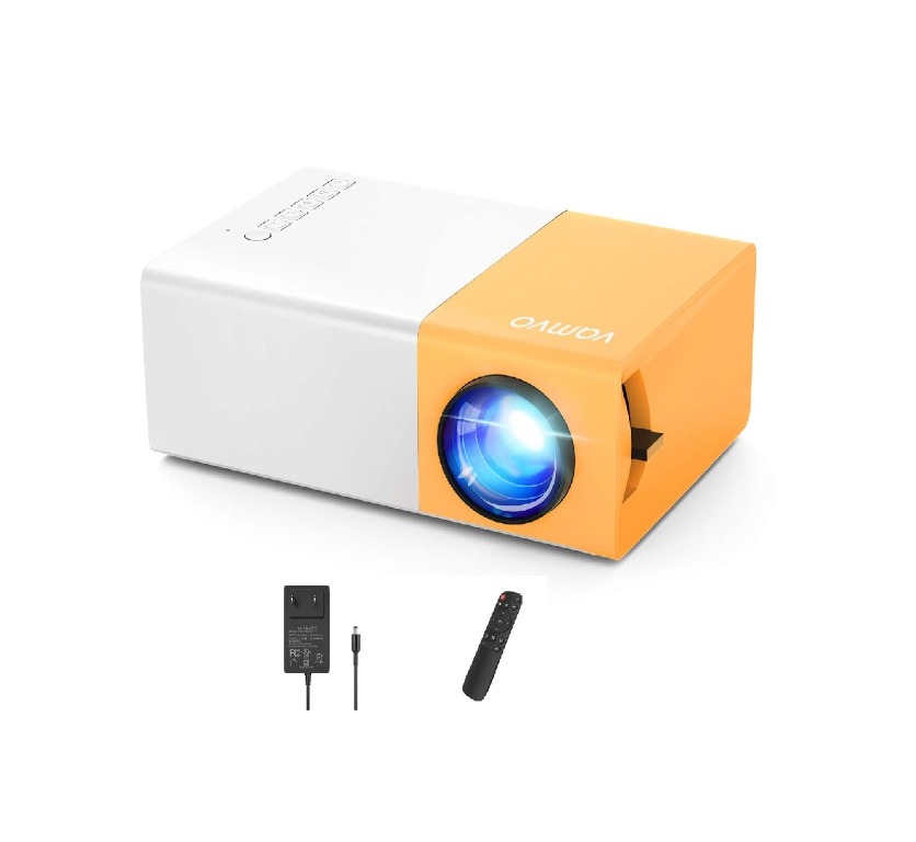 11694) Mini Projector YG300 Pro, Vamvo Portable Projector 1080p Full HD