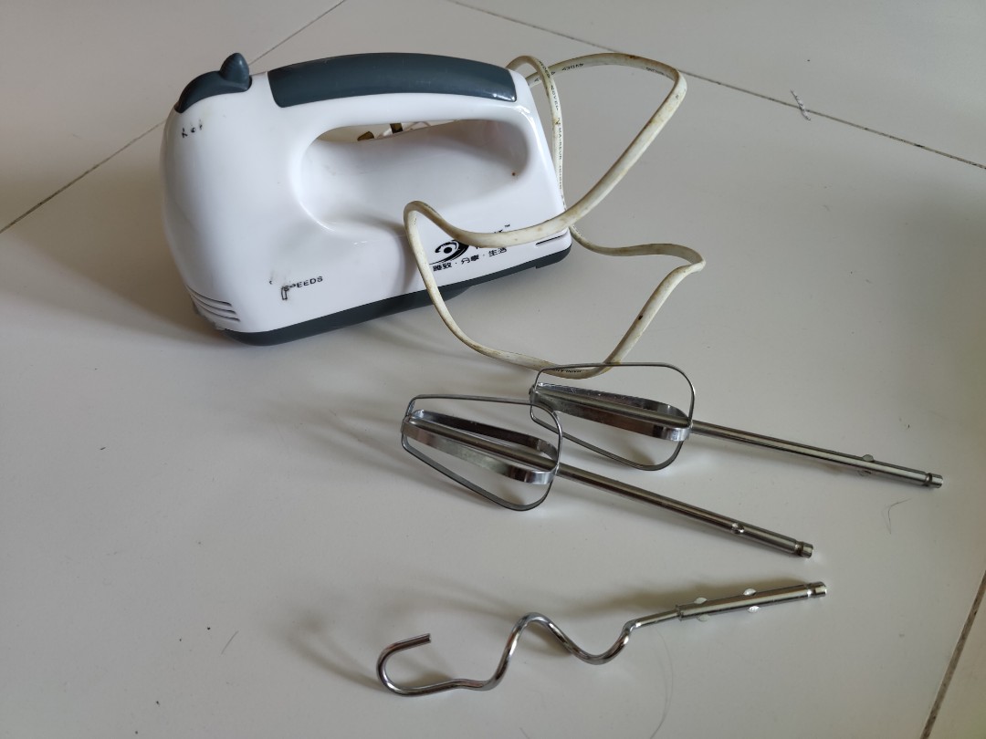 【Fast deal】 Electric Hand Mixer 7 Speed Hand Blender quiet baking mixer