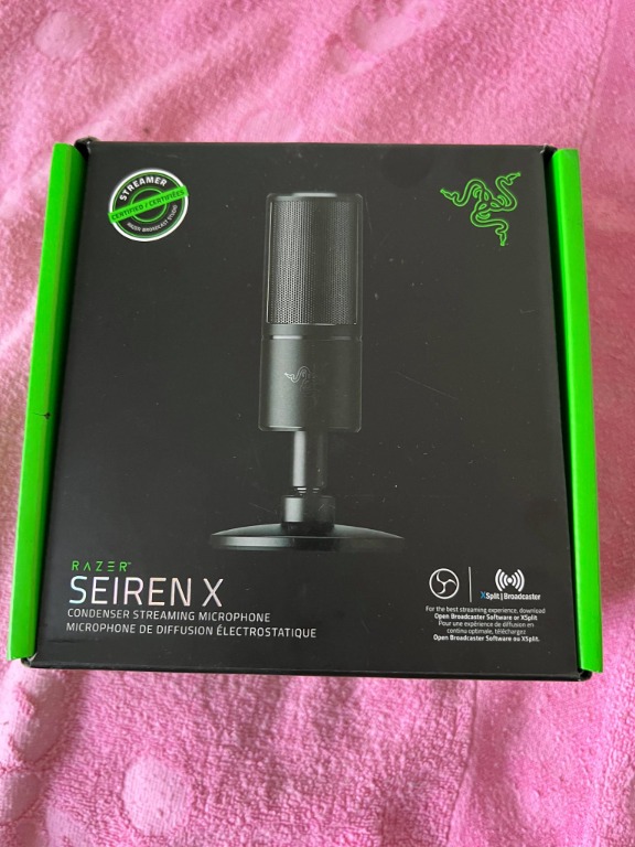 雷蛇razer Seiren X Usb 電容咪高風microphone 電腦 平板電腦 電腦周邊產品 電腦周邊產品 Carousell