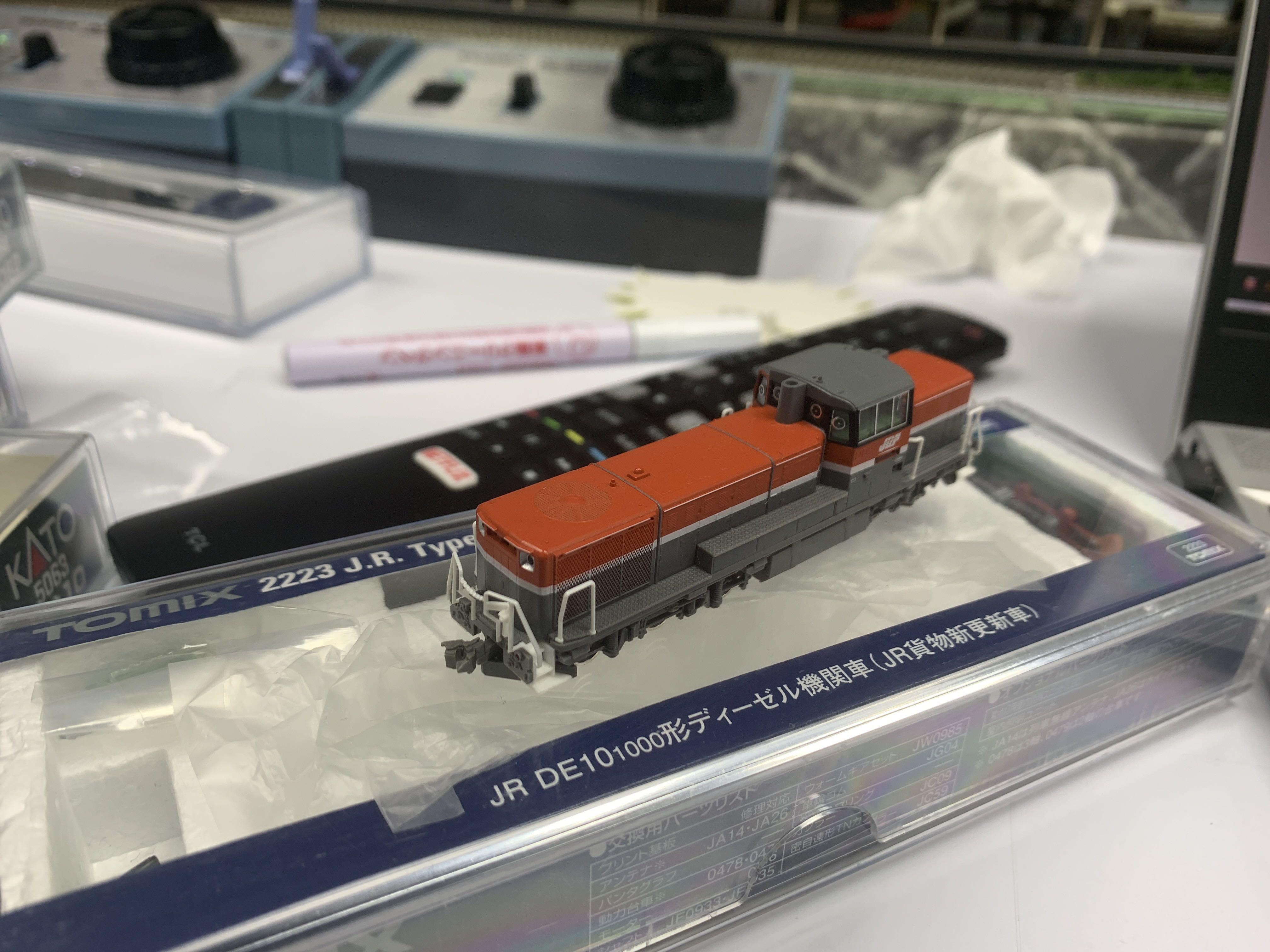 中古 改造品 Tomix 2223 De10 1000形 Jr貨物新更新車 興趣及遊戲 玩具 遊戲類 Carousell