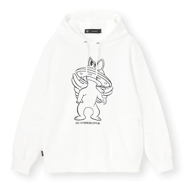 多色UNDERCOVER 圖案長袖衛衣UC x GU under cover monster sweater, 男
