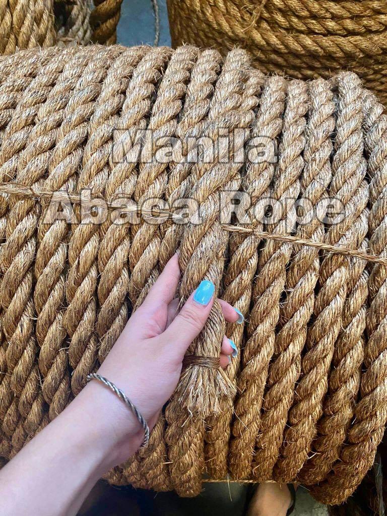 Abaca Rope/Manila Abaca Rope, Commercial & Industrial, Construction &  Building Materials On Carousell