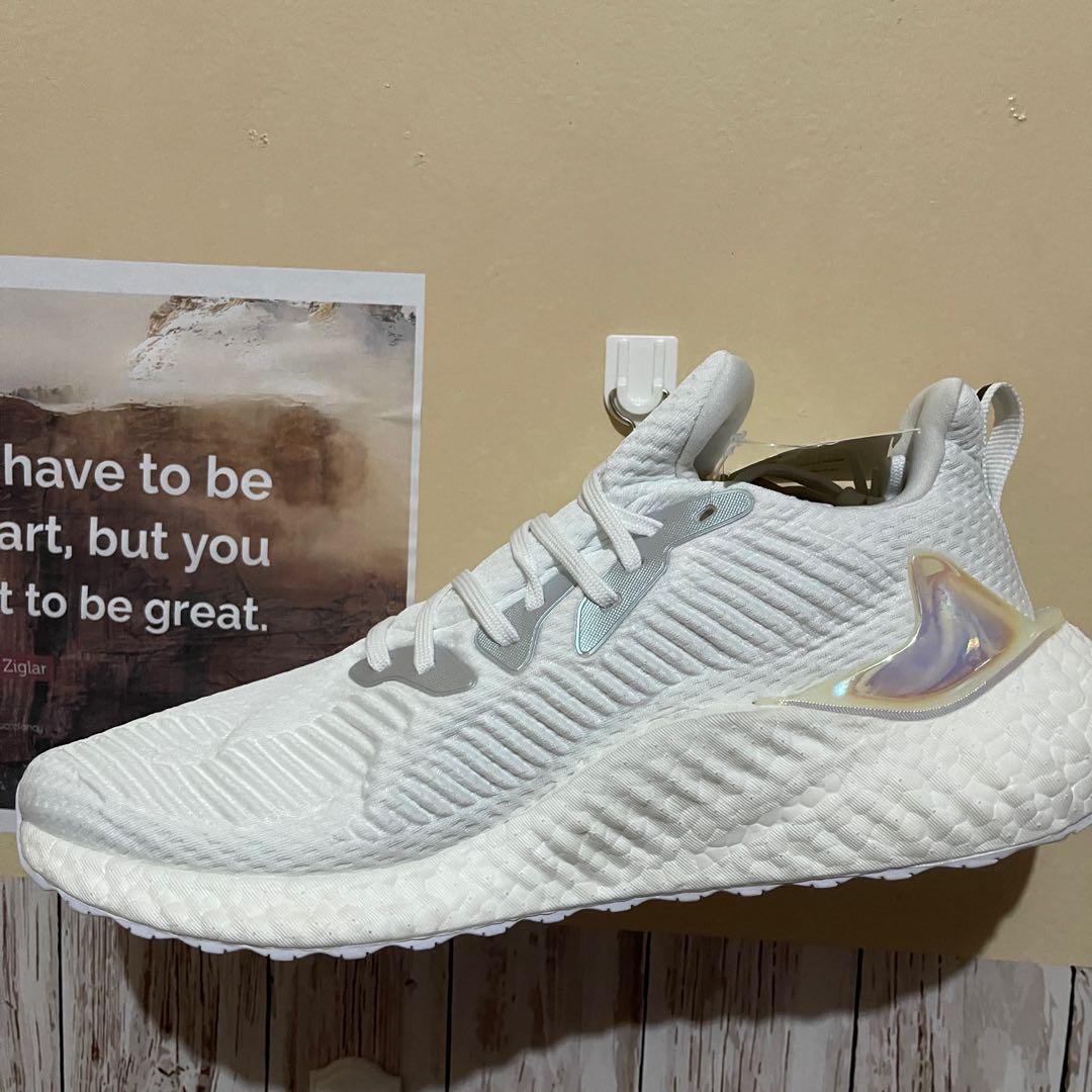 Adidas AlphaBoost White, Men's Fashion, Footwear, Sneakers on Carousell