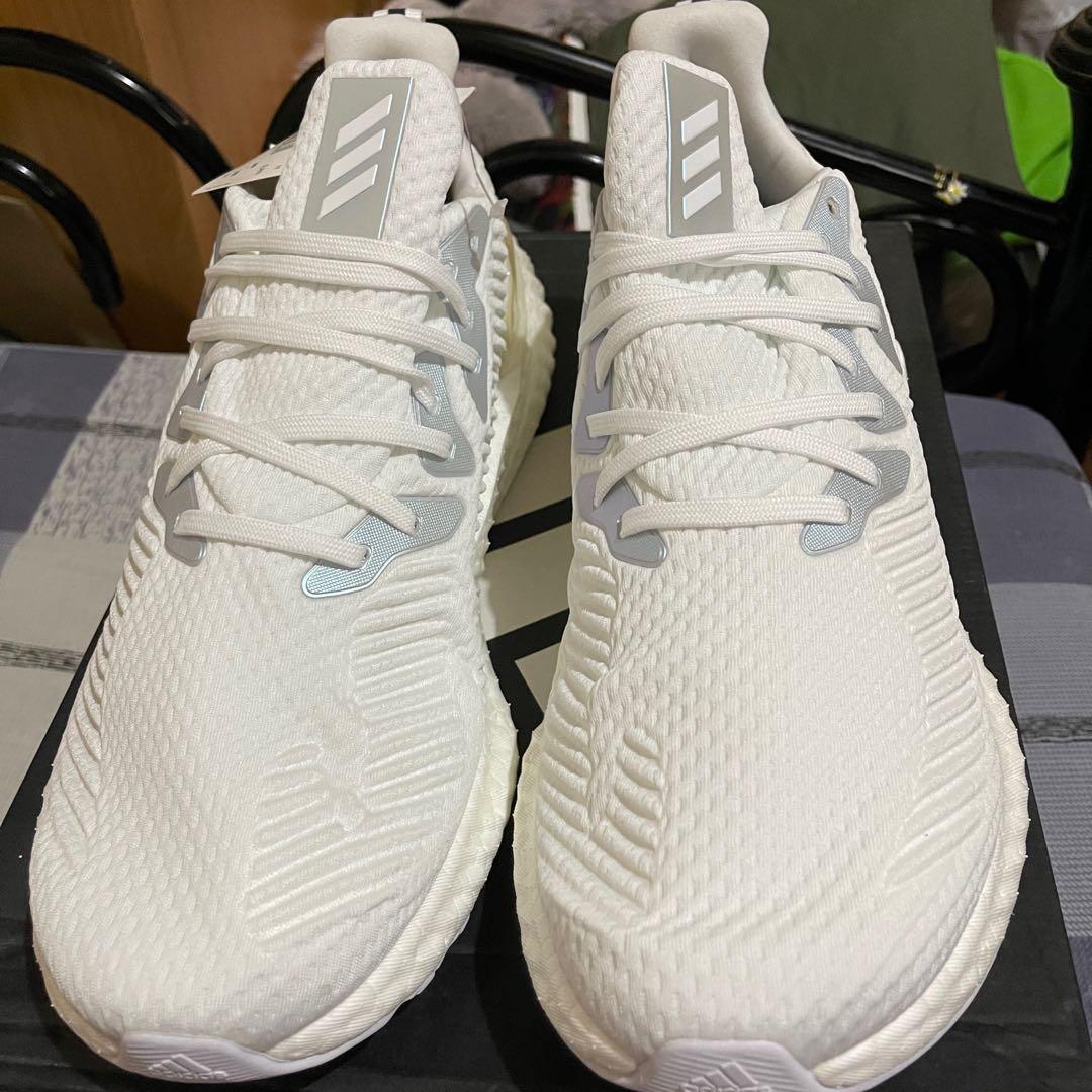 Adidas AlphaBoost White, Men's Fashion, Footwear, Sneakers on Carousell