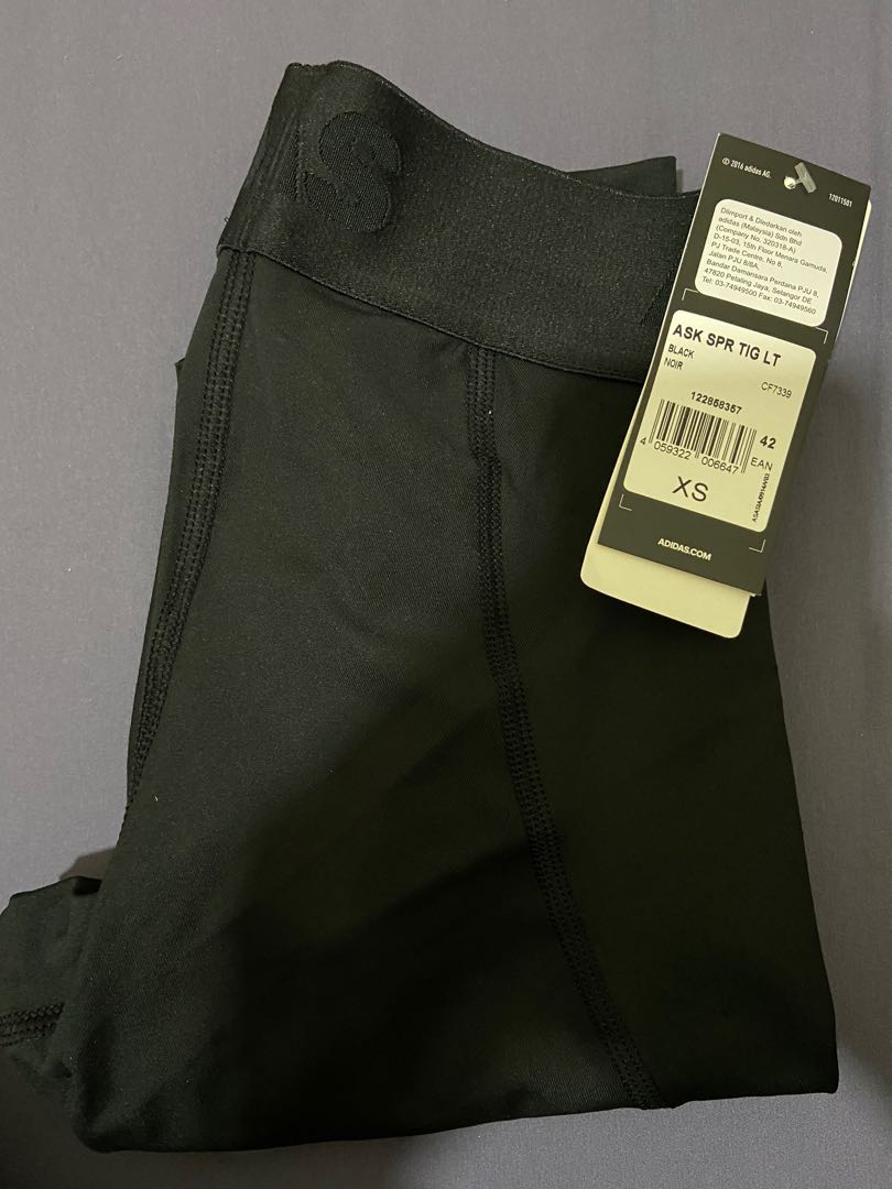 adidas TRAINING Alphaskin Tights Men Black CF7339, Men's Fashion,  Activewear on Carousell