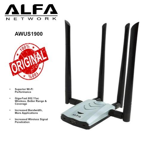 AWUS1900 Récepteur WIFI USB 3.0 AC1900 avec 4 antenne 4T4R
