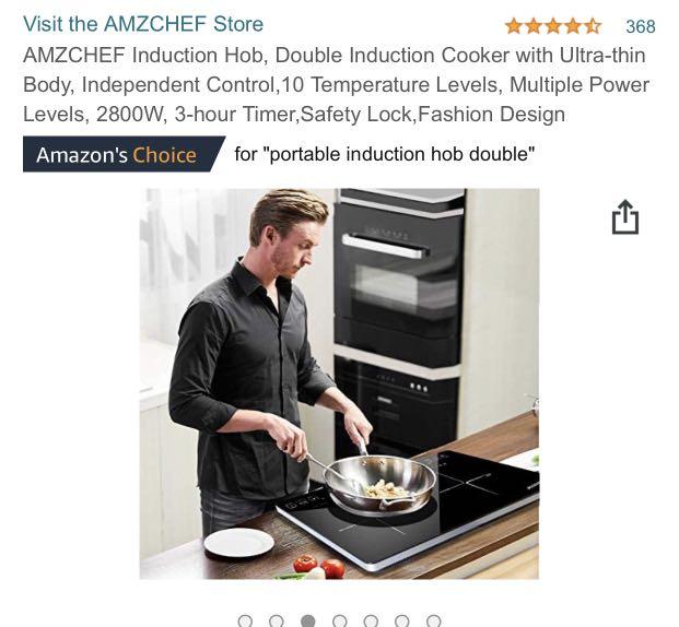 Amzchef double shop induction cooker