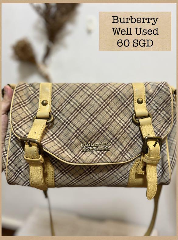 Authentic Burberry Sling Bag (Yellow), Women's Fashion, Bags & Wallets,  Cross-body Bags on Carousell