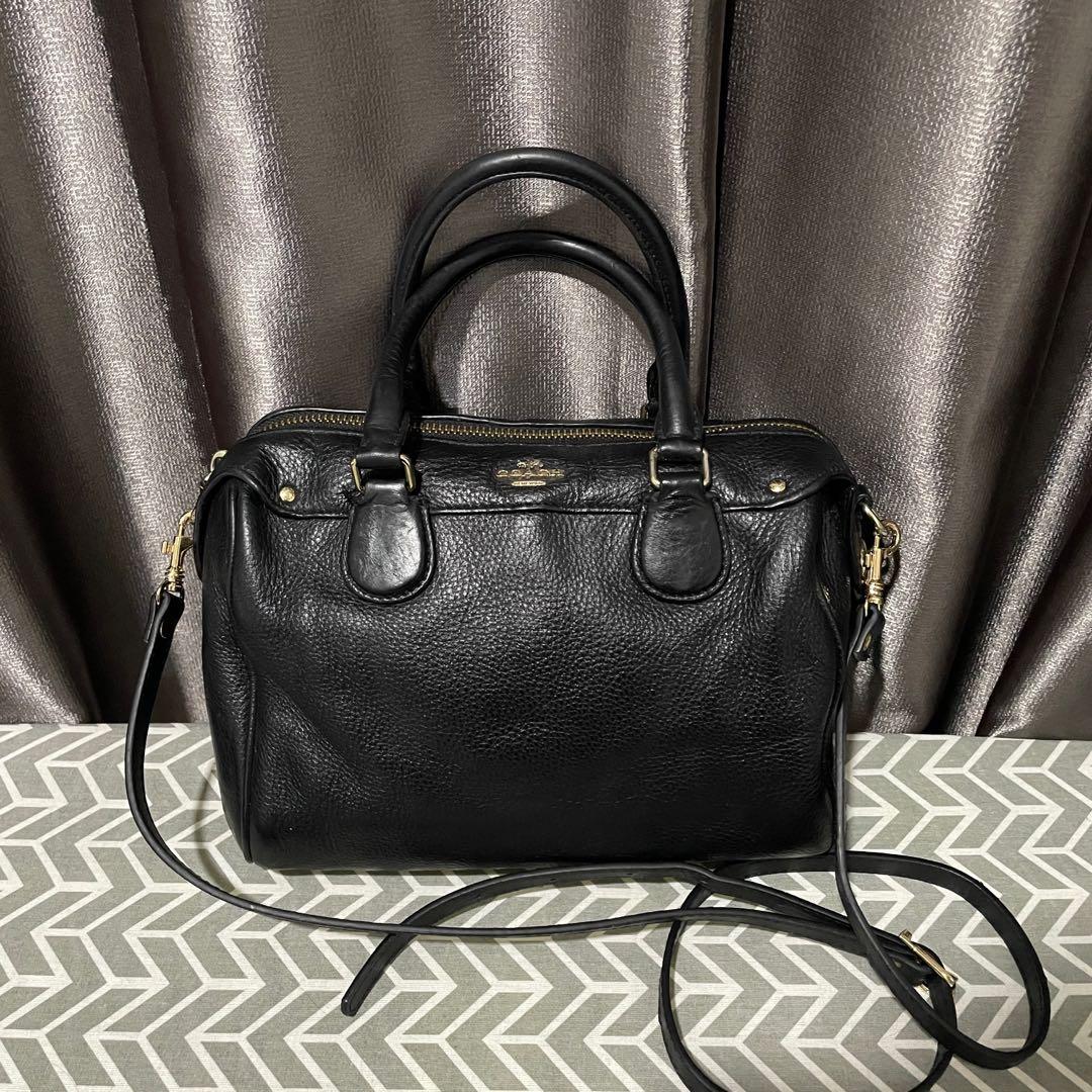 Authentic COACH Mini Bennett Black Leather Bag