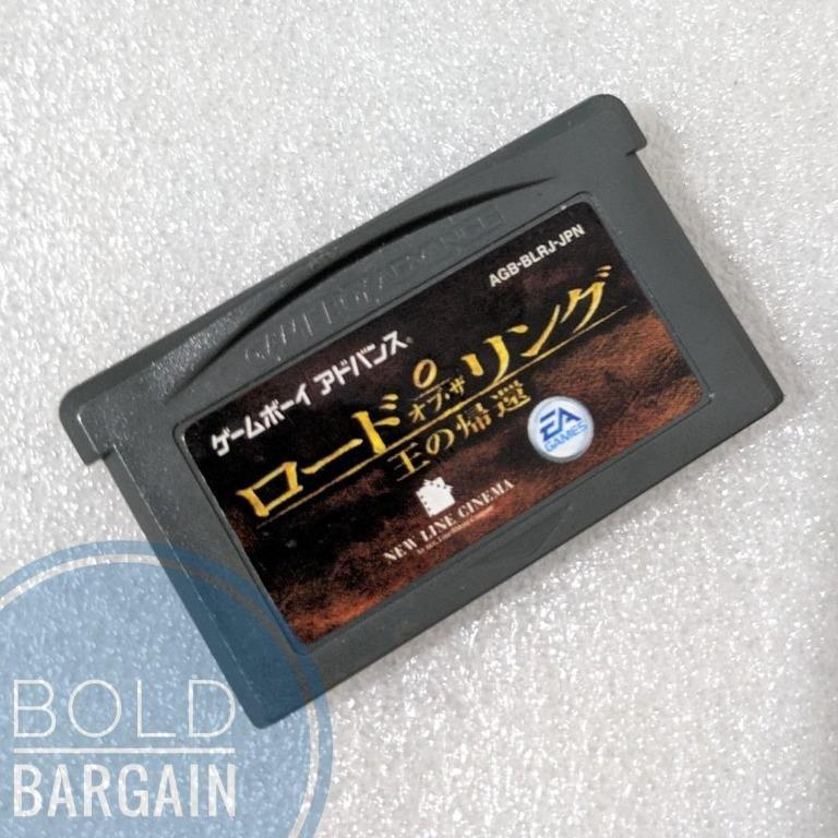 Authentic The Lord Of The Rings The Return Of The King ロード オブ ザ リング 王の帰還 Game Cartridge For Nintendo Game Boy Advance Sp Ds Lite Gba Gameboy Console Video Gaming Video Games Nintendo On