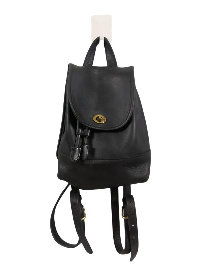 Coach leather outlet mini backpack