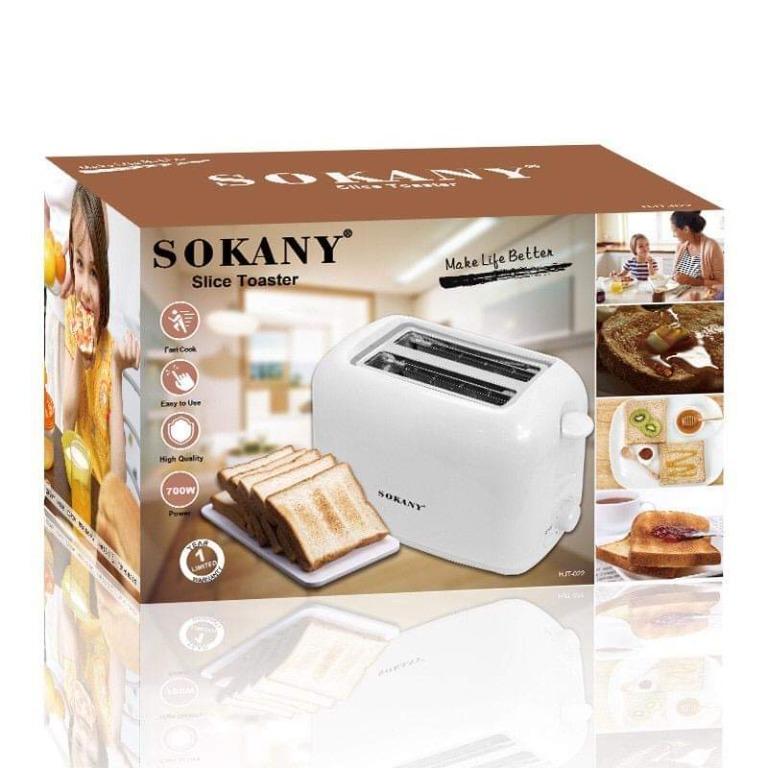 Automatic Toaster 2-Slice Breakfast Sandwich Maker Machine 700W 6-Speed  Baking Cooking Appliances Home Office Toasters