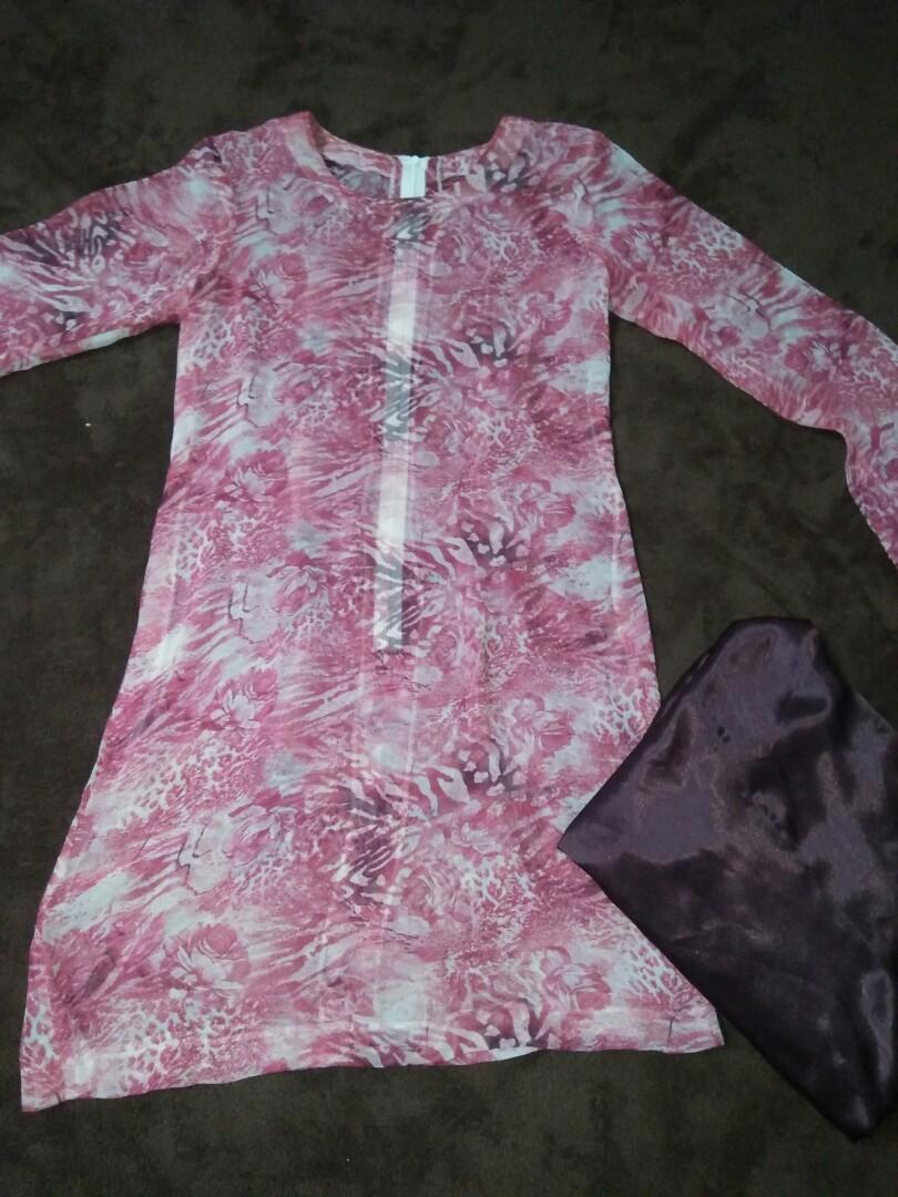 Baju Kurung Lengan Jarang