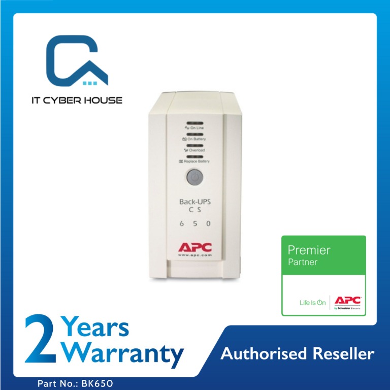 BK650-AS APC BACK-UPS CS 650VA 230V ASEAN/2 YEAR WARRANTY, Computers ...