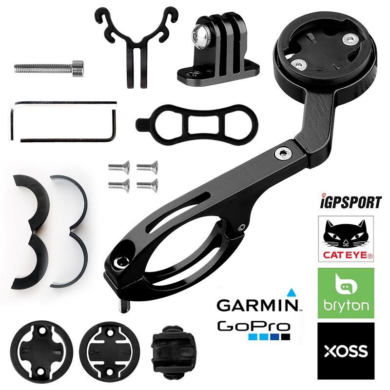 Mountain Road MTB Sports Bicycle Front Stem Extender Bike Computer Holder 