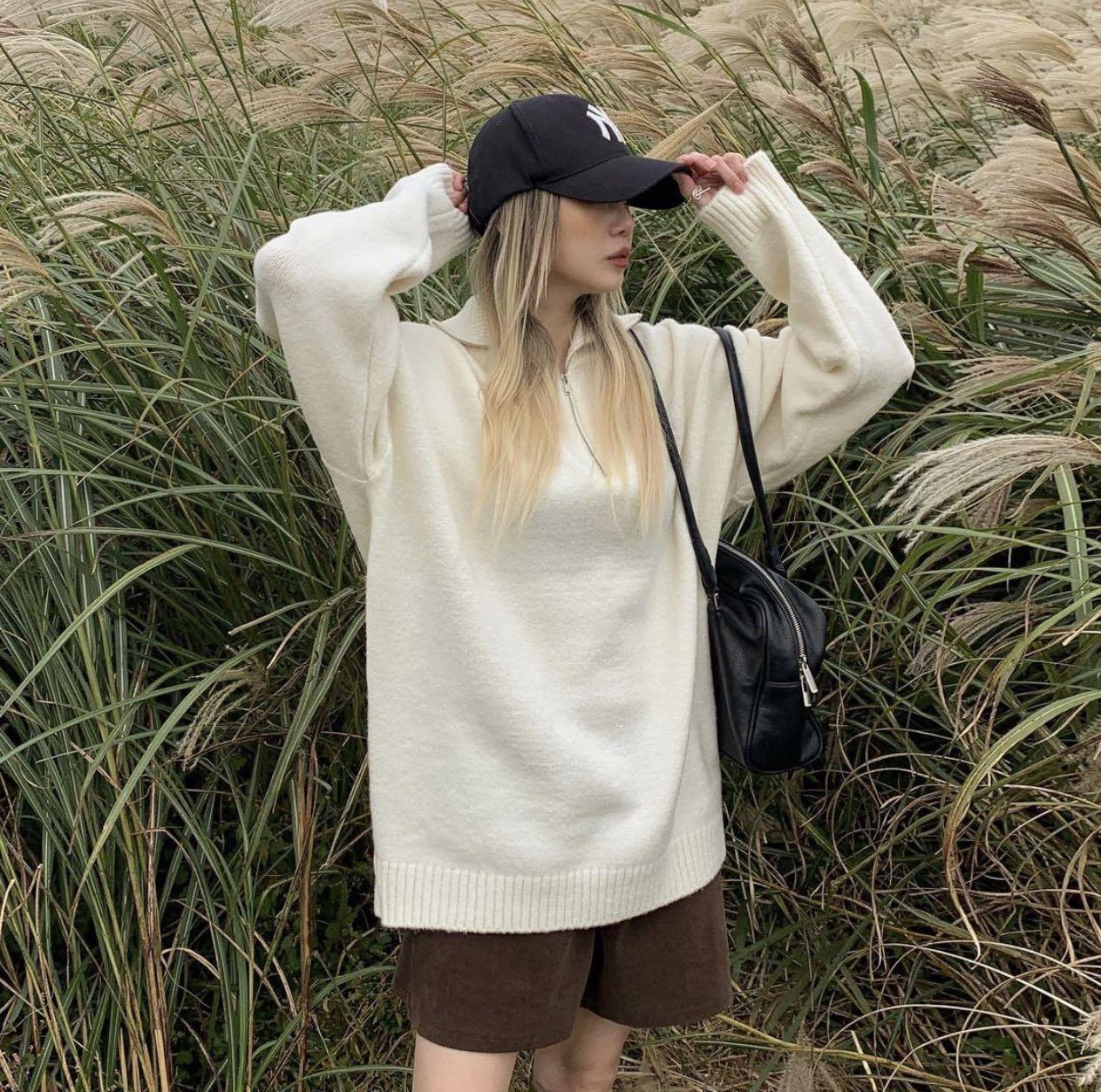 French connection top oversized sweater