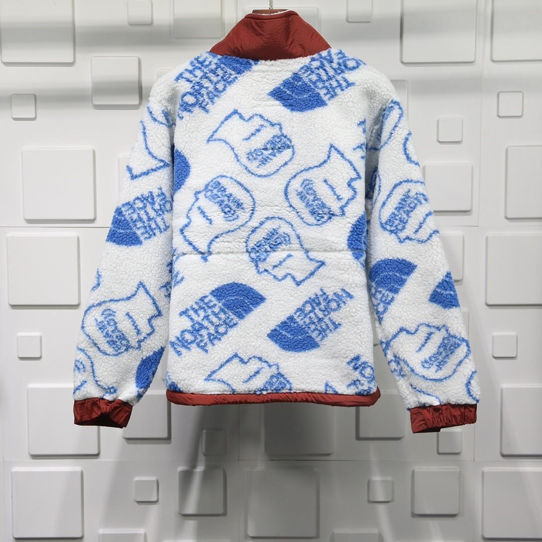 The north face x brain dead extreme pile full zip fleece white sales