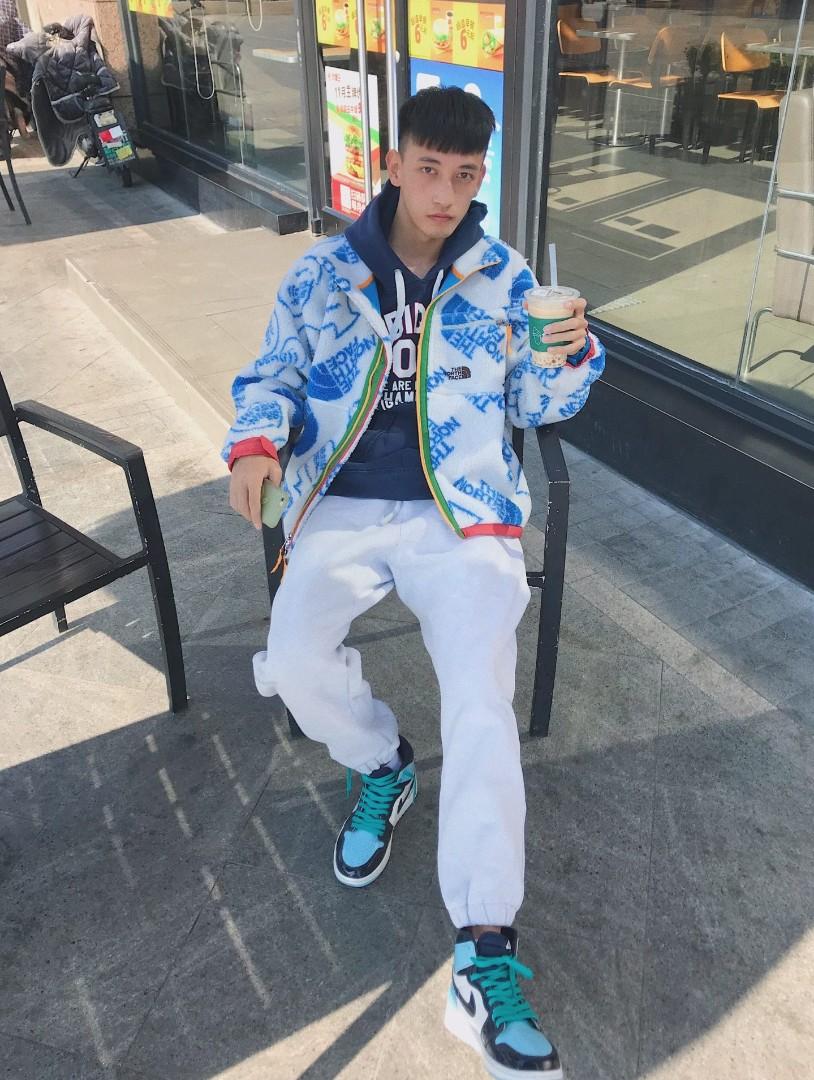 The north face x brain dead extreme pile full zip fleece 2025 white