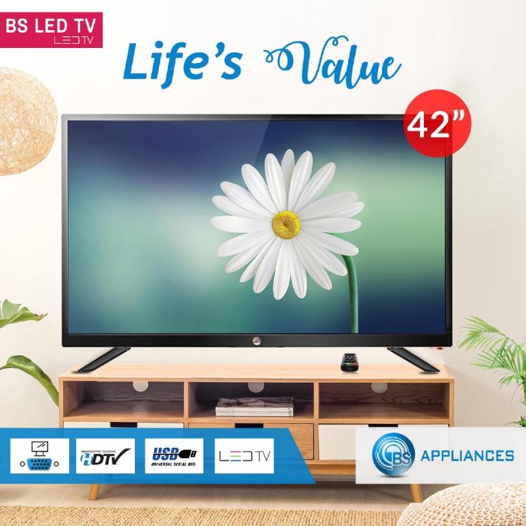 BS Appliances 42" Slim Full HD LED TV, TV & Home Appliances, TV